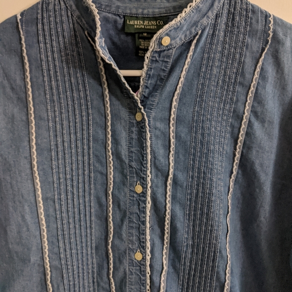 Vintage Ralph Lauren Denim Shirt Large - Picture 8 of 8